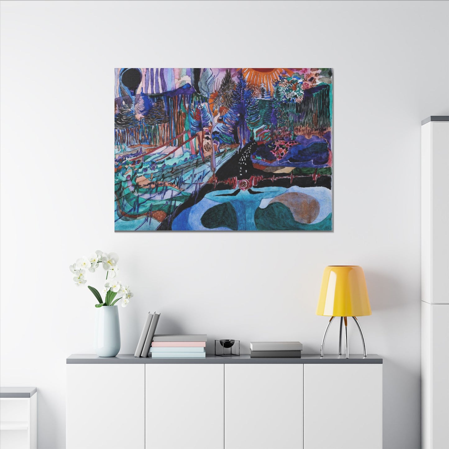 Matte Canvas, Stretched, 0.75" (Multi-Size)