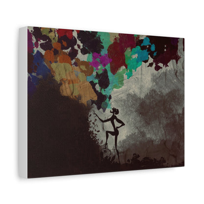 Creative Soul Abstract Canvas Art - Surreal Painter & Explosion of Colors