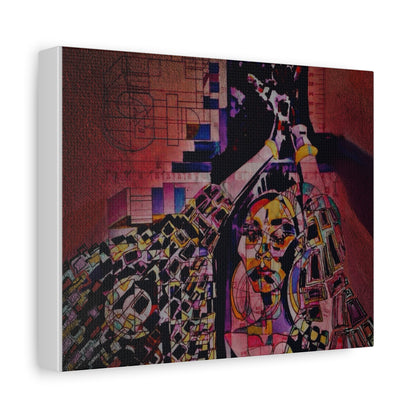 Absolution: Intricate Cubist Abstract Portrait