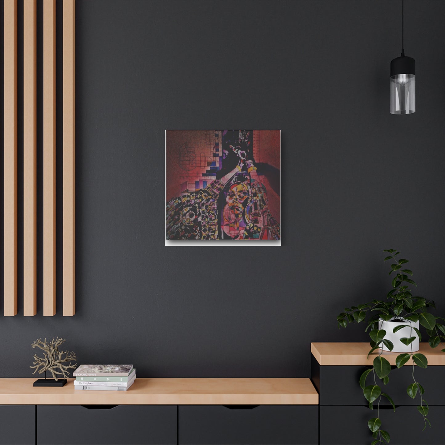 Absolution: Intricate Cubist Abstract Portrait