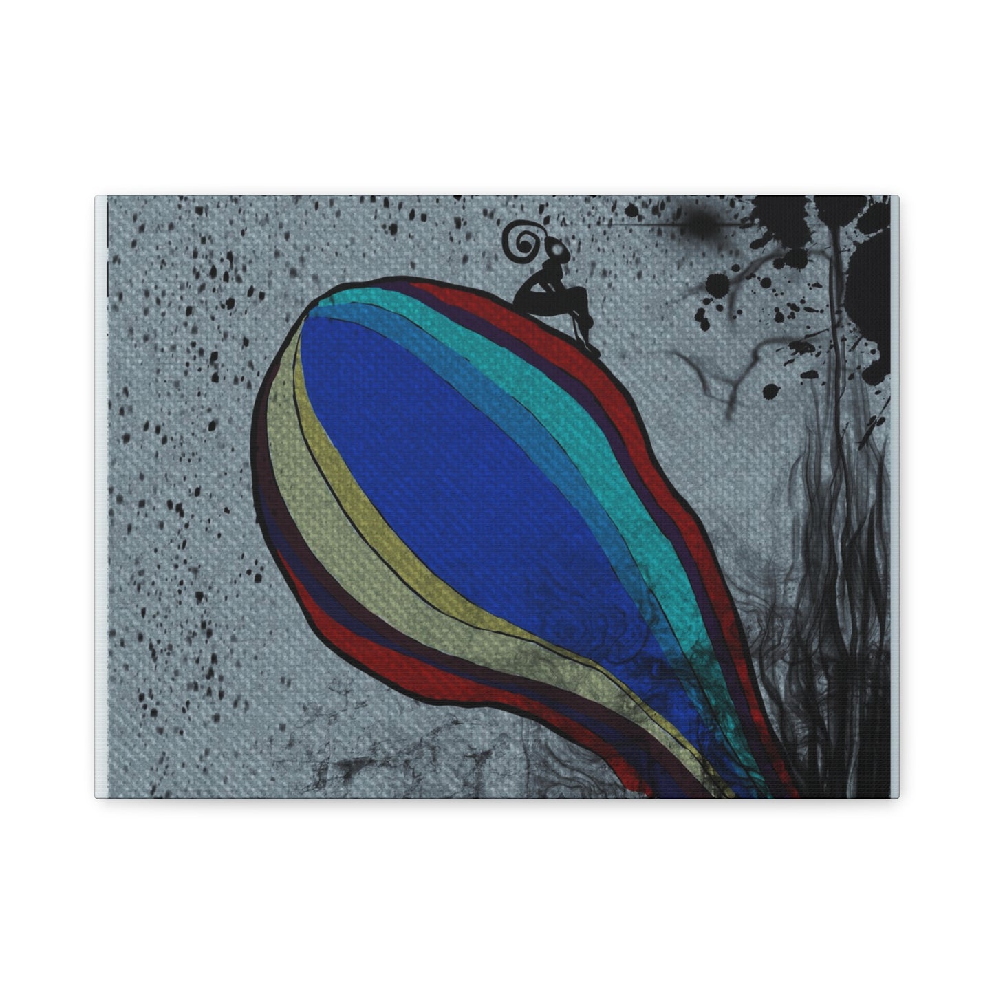 Apathy & Weakness - Surreal Abstract Matte Canvas Art