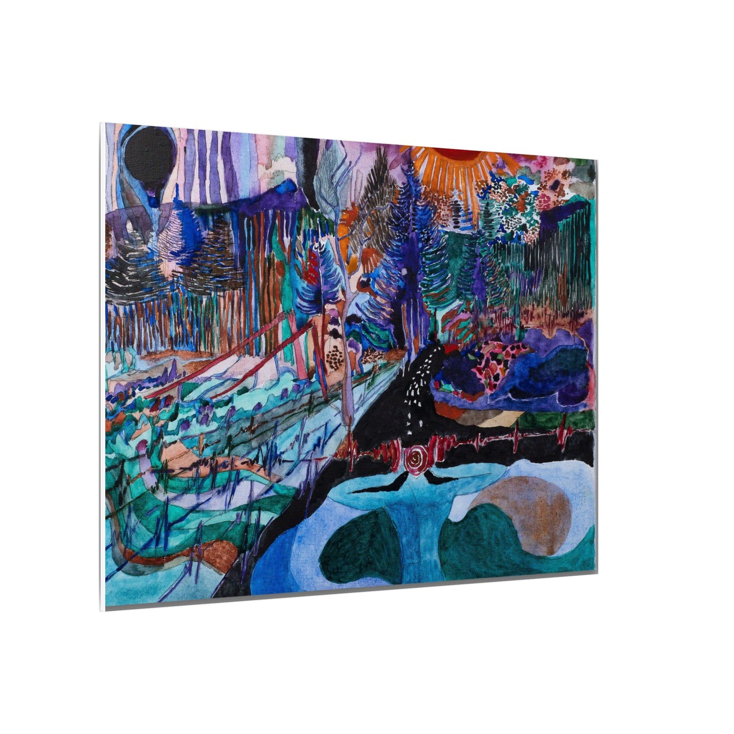 Matte Canvas, Stretched, 0.75" (Multi-Size)