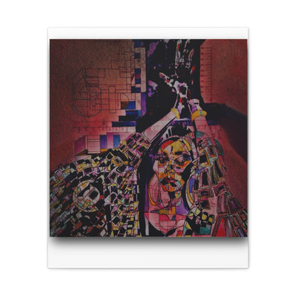 Absolution: Intricate Cubist Abstract Portrait
