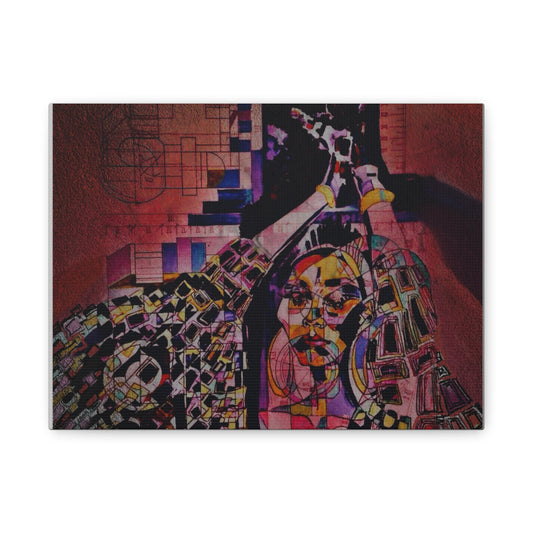 Absolution: Intricate Cubist Abstract Portrait