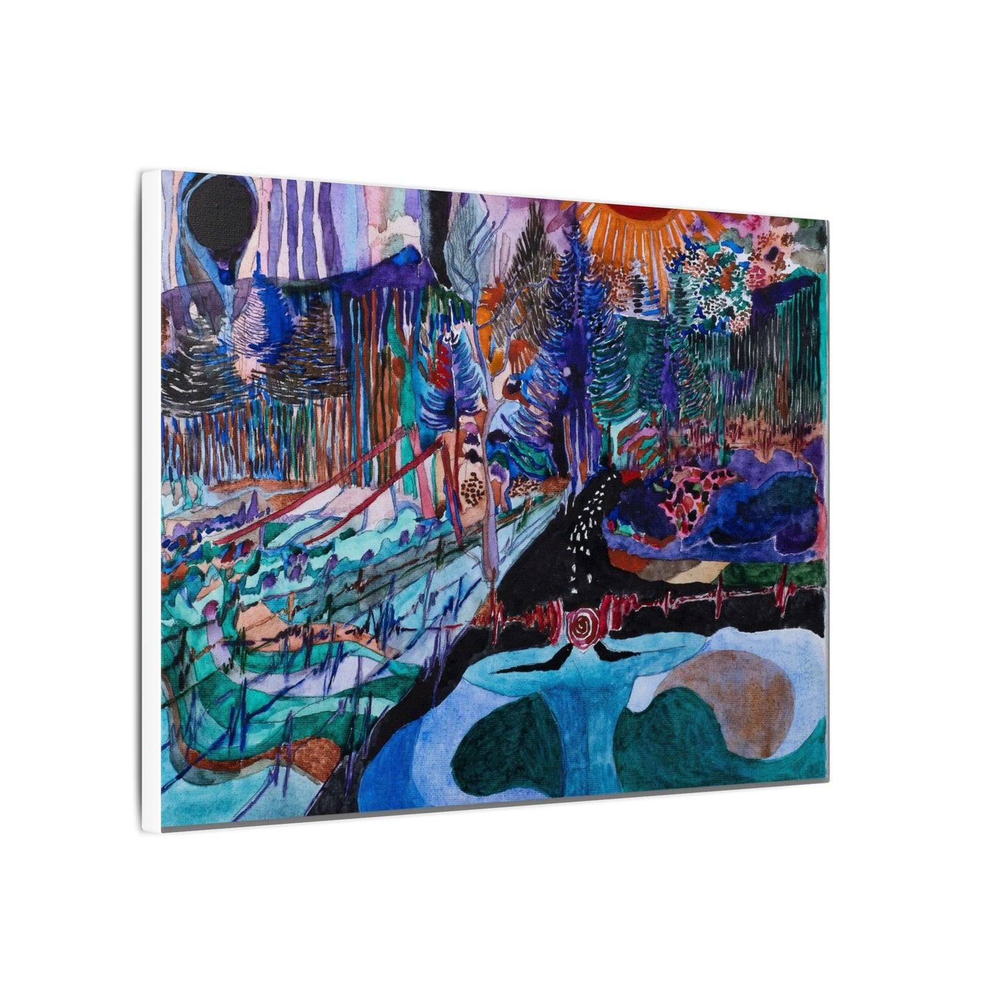 Matte Canvas, Stretched, 0.75" (Multi-Size)