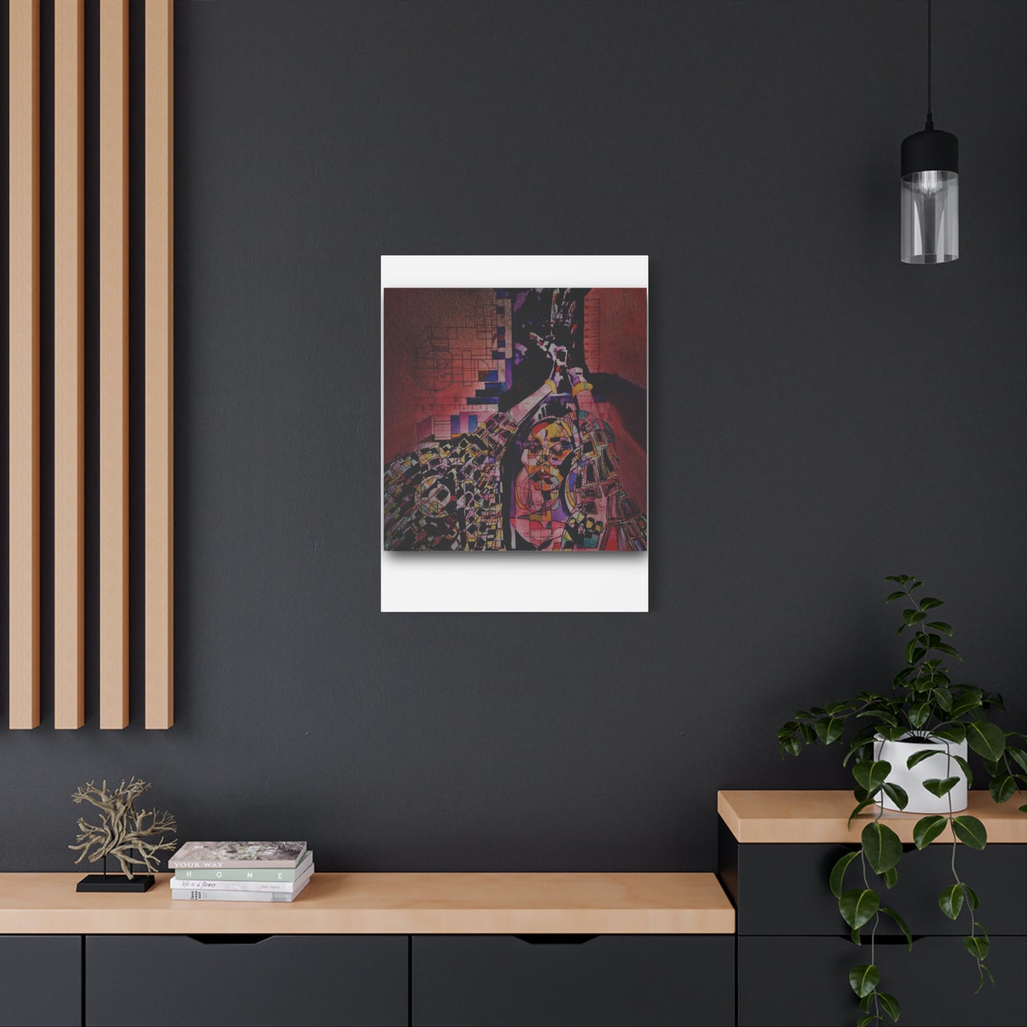 Absolution: Intricate Cubist Abstract Portrait