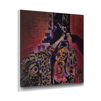 Absolution: Intricate Cubist Abstract Portrait