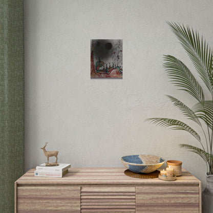 Alien Womb: The Sacrifice Ceremony | Surreal Abstract Sci-Fi Rolled Poster