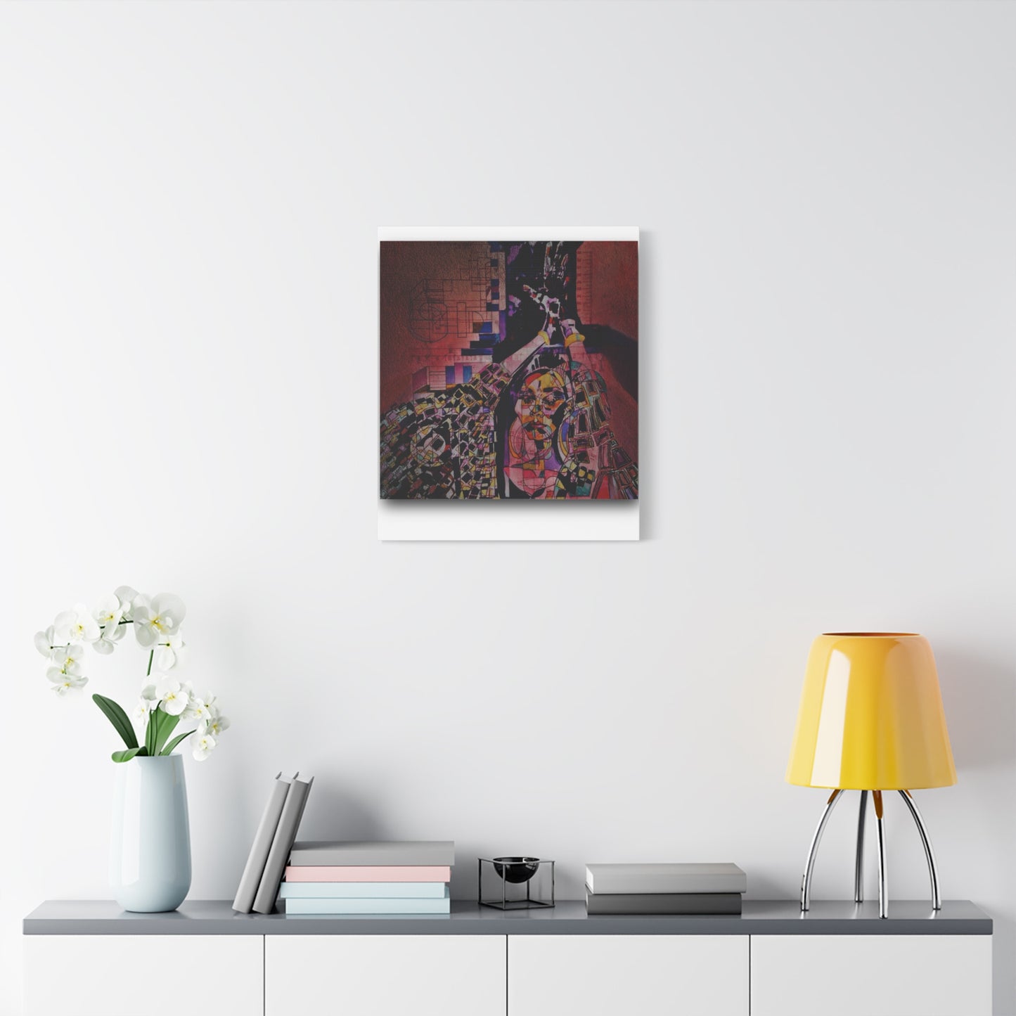 Absolution: Intricate Cubist Abstract Portrait