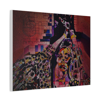 Absolution: Intricate Cubist Abstract Portrait