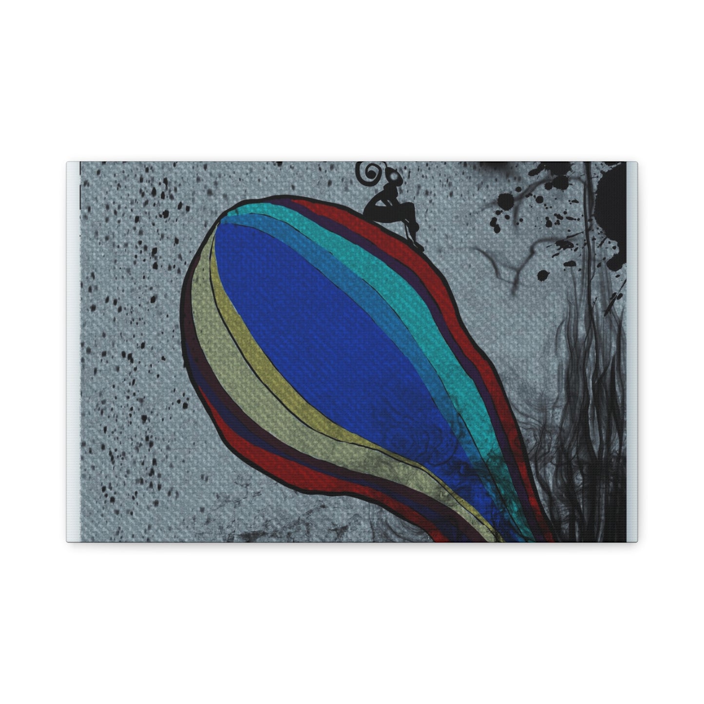 Apathy & Weakness - Surreal Abstract Matte Canvas Art