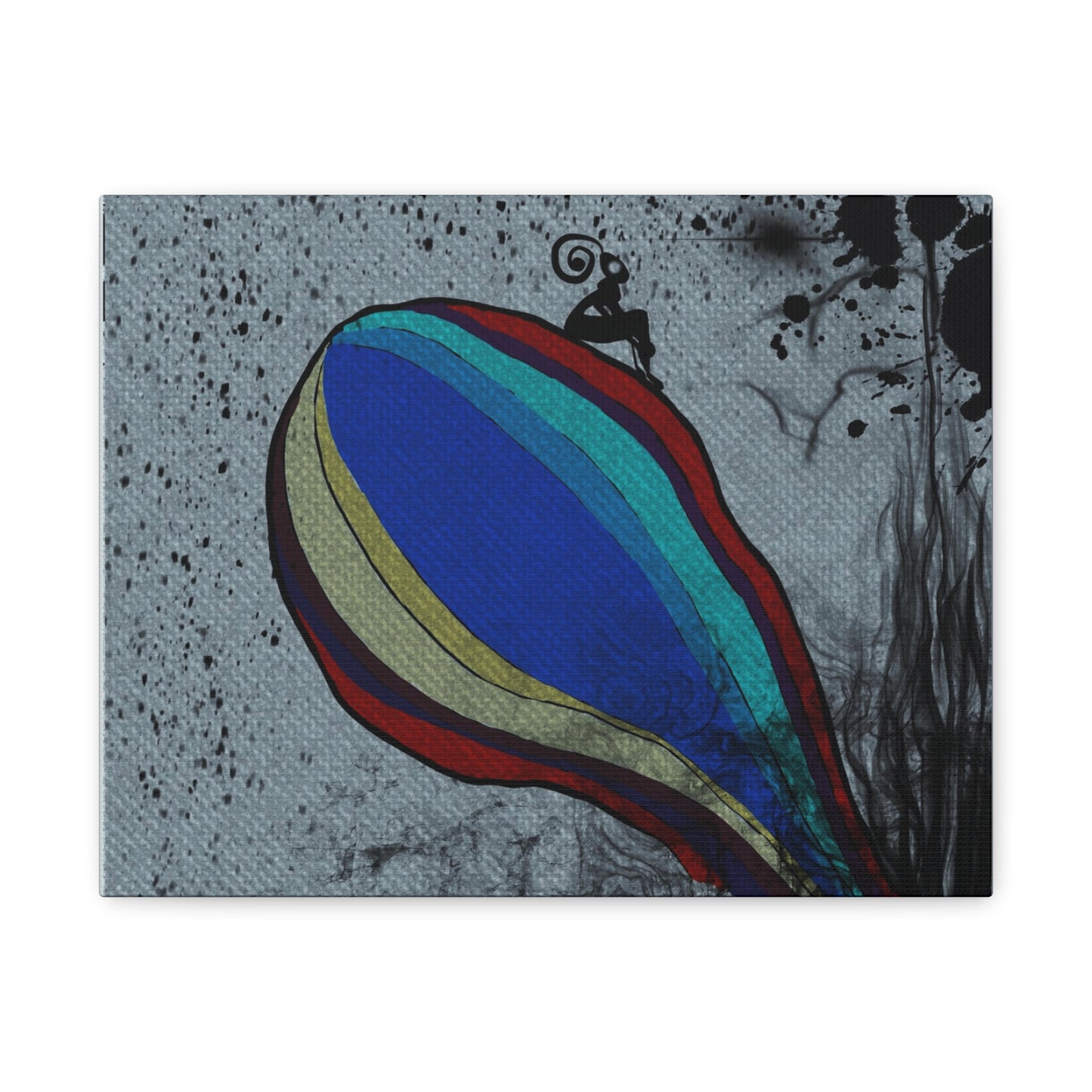 Apathy & Weakness - Surreal Abstract Matte Canvas Art