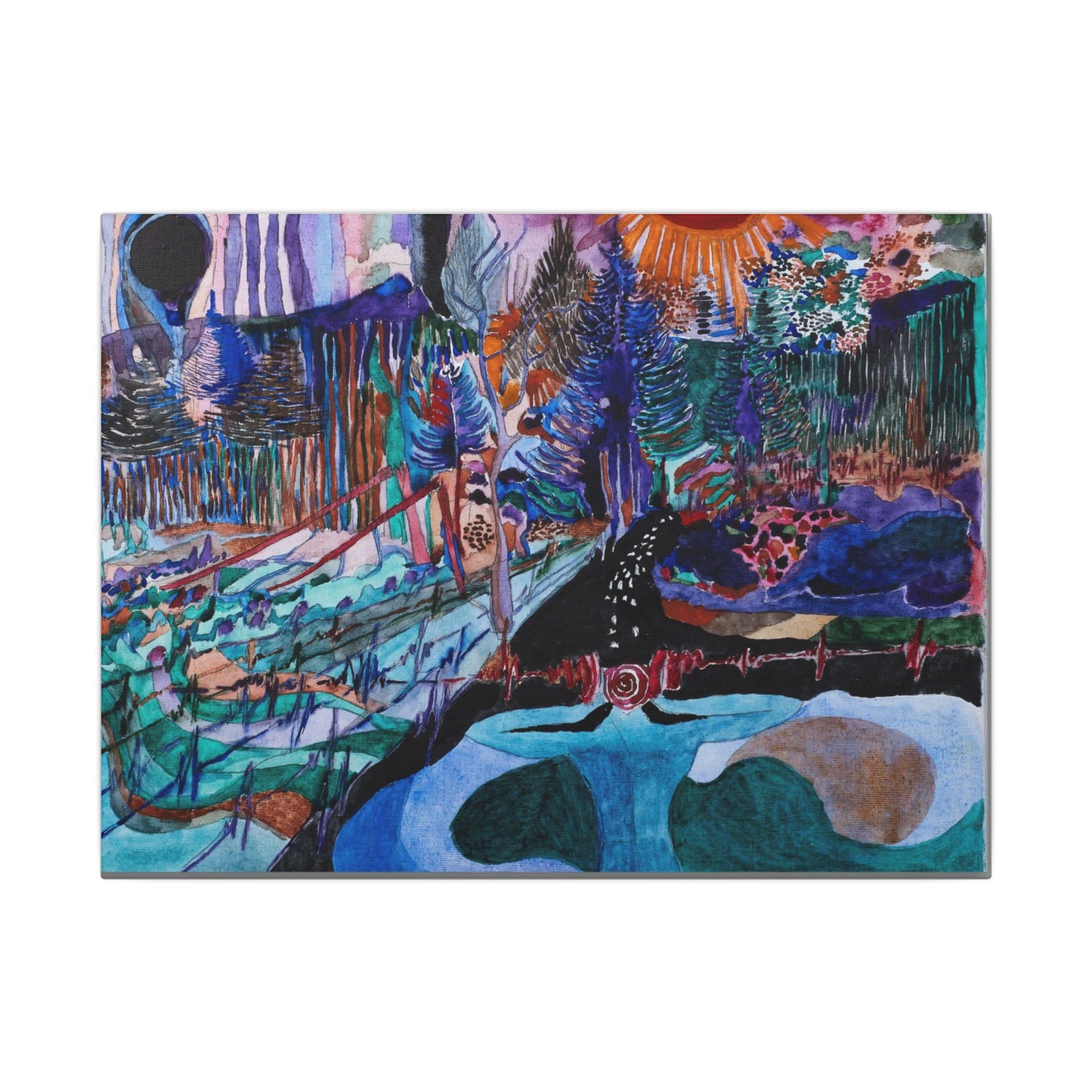 Matte Canvas, Stretched, 0.75" (Multi-Size)