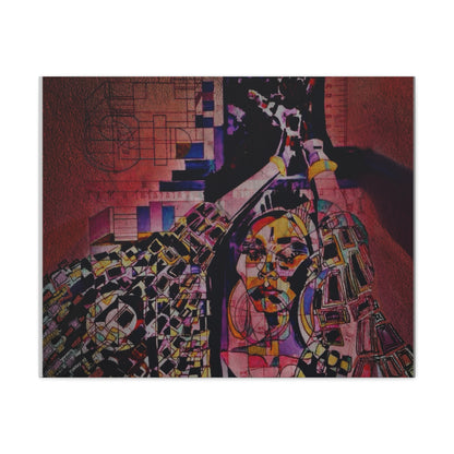 Absolution: Intricate Cubist Abstract Portrait