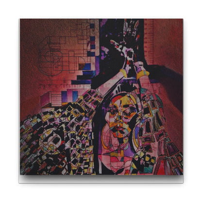 Absolution: Intricate Cubist Abstract Portrait