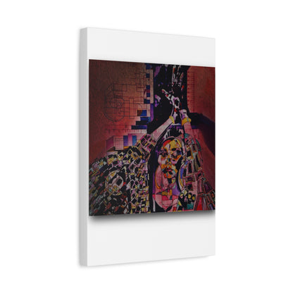 Absolution: Intricate Cubist Abstract Portrait