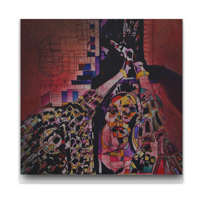 Absolution: Intricate Cubist Abstract Portrait