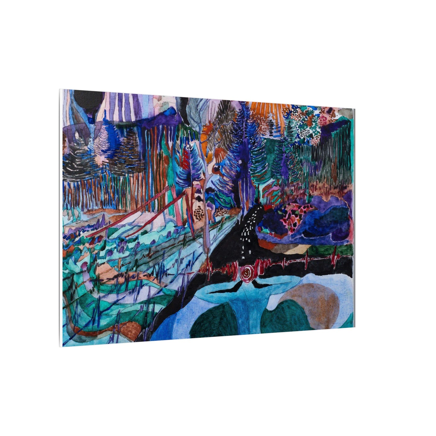 Matte Canvas, Stretched, 0.75" (Multi-Size)