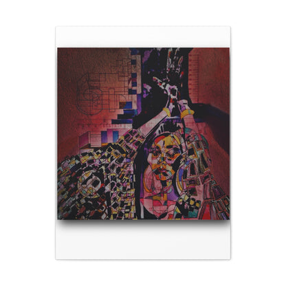 Absolution: Intricate Cubist Abstract Portrait