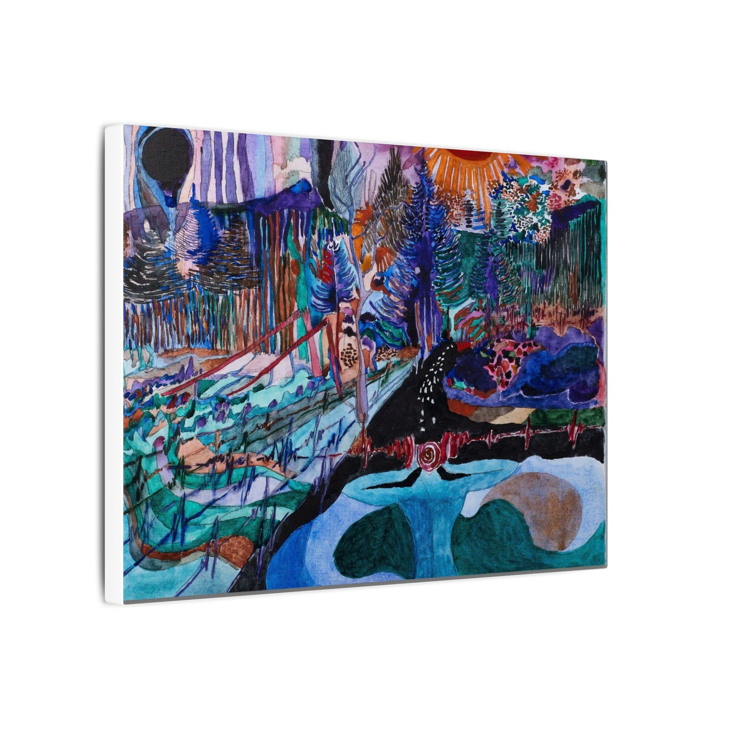 Matte Canvas, Stretched, 0.75" (Multi-Size)