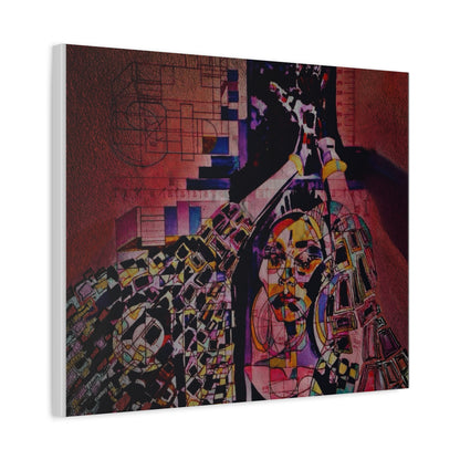 Absolution: Intricate Cubist Abstract Portrait