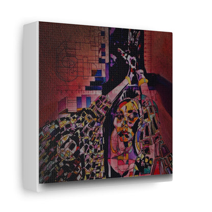 Absolution: Intricate Cubist Abstract Portrait