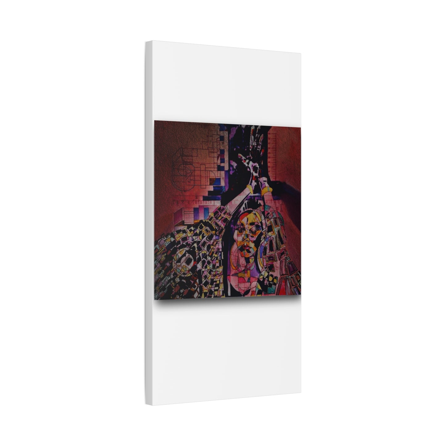 Absolution: Intricate Cubist Abstract Portrait